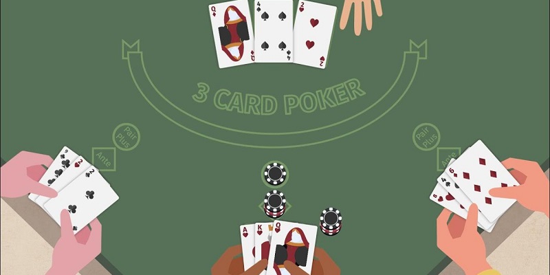 Phổ biến các dạng cược trong phiên bản Poker 3 quân