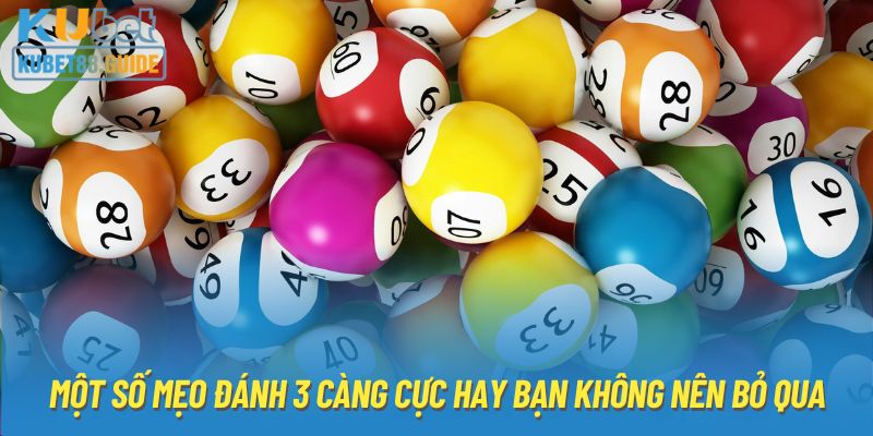 Một số mẹo đánh 3 càng cực hay bạn không nên bỏ qua